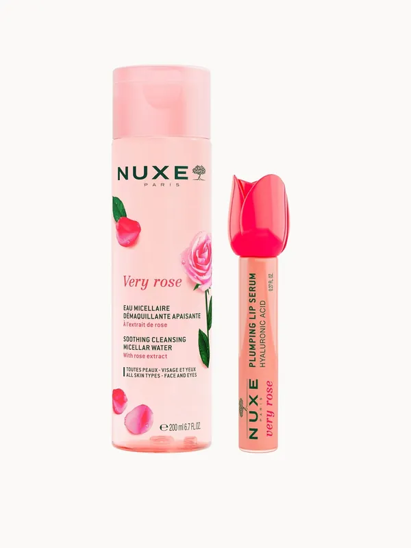 NUXE Very Rose Lipcare & Cleansing Water Bundle - The Ordinary