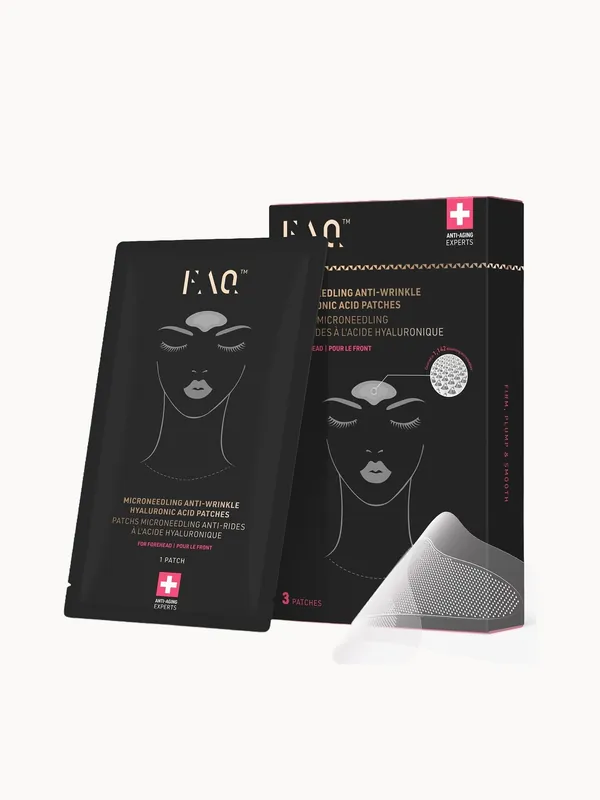 FOREO FAQ Microneedling Anti-Wrinkle Hyaluronic Acid Patches For Forehead