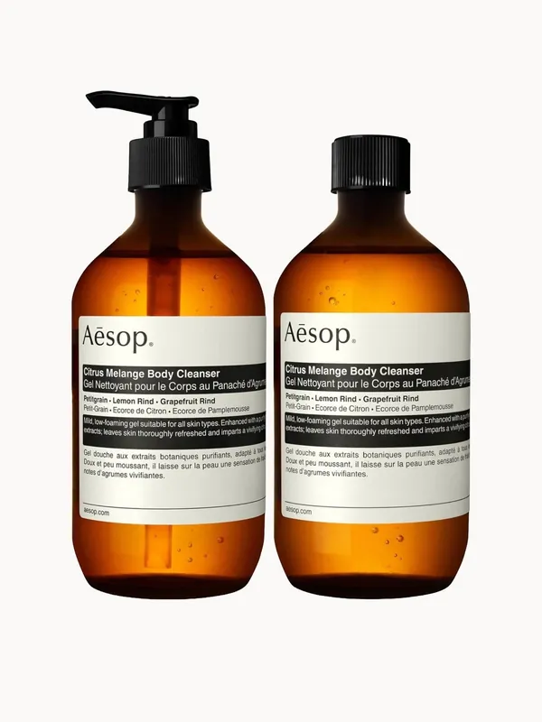 Citrus Melange Body Cleanser & Refill Duo - Aesop