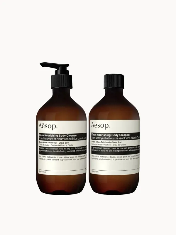 Eleos Nourishing Body Cleanser & Refill Duo - Aesop