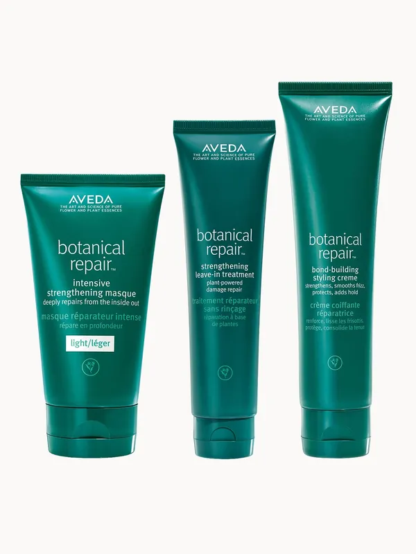 Aveda Botanical Repair Strengthening Mask, Leave-In Treatment & Styling Routine Bundle