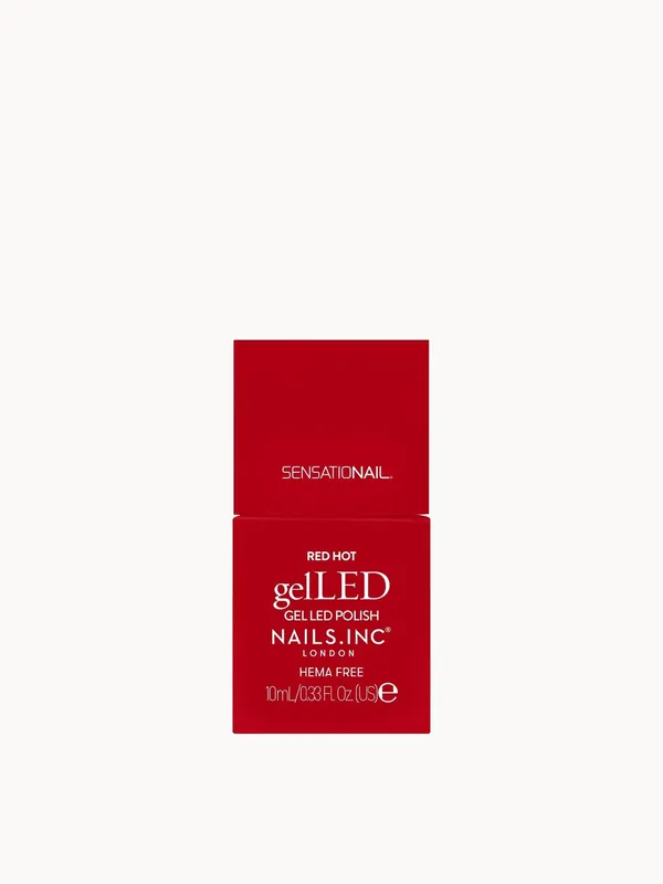 Nails Inc. Gel Polish Red Hot 10ml - essie