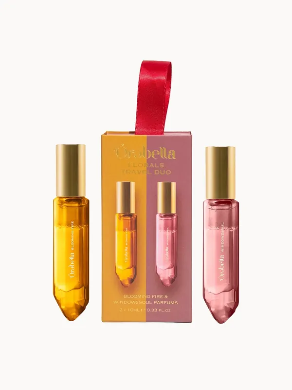 Orebella Florals Travel Duo Set (Worth £64)