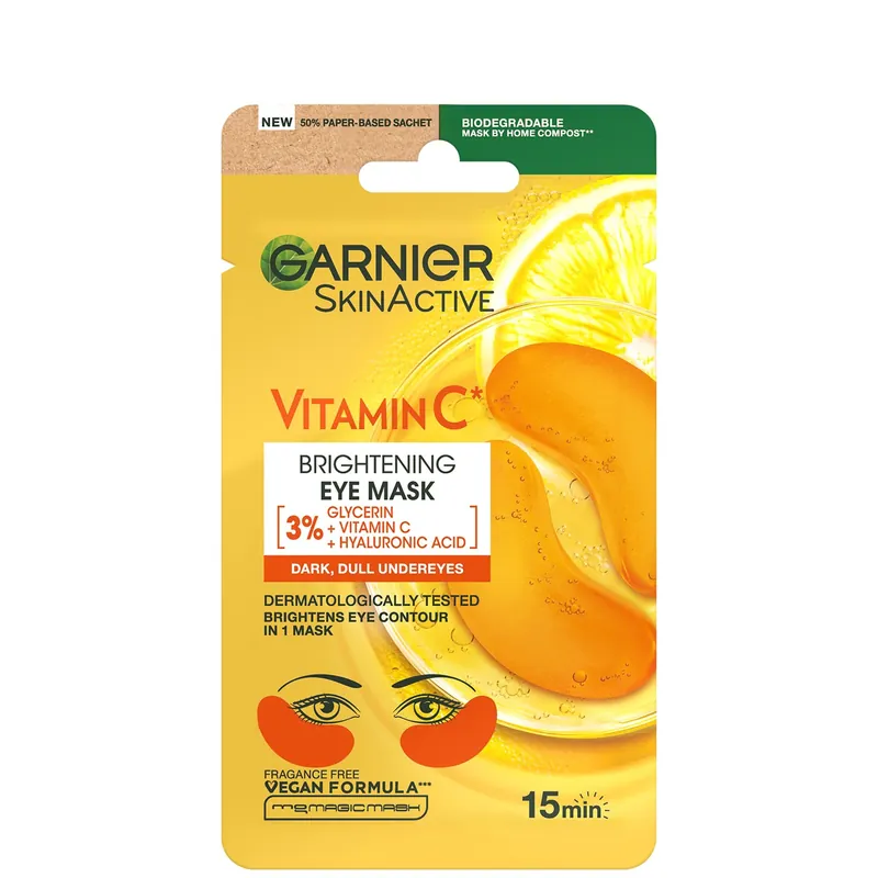 Garnier Brightening Eye Mask with Vitamin C 5g - BEAUTYPRO