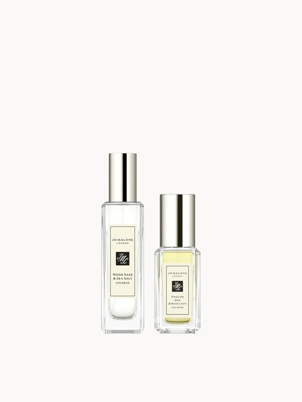 Jo Malone London Wood Sage & Sea Salt & English Oak & Hazelnut Scent Layering Gift Set - Elizabeth Arden