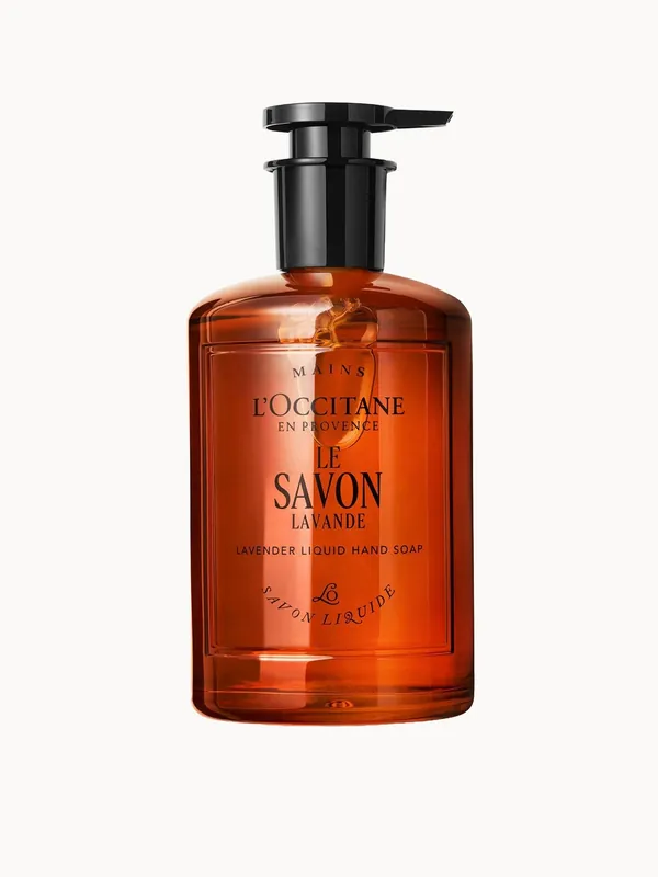 L'Occitane Lavender Liquid Hand Soap 350ml, Glass - Color Wow