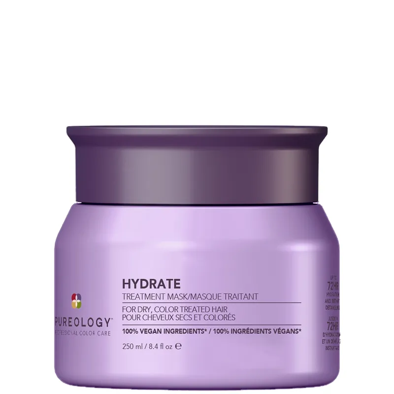 Pureology Hydrate Hair Treatment Mask - Deep Conditioning Hair Mask for Dry or Color-Treated Hair 250ml