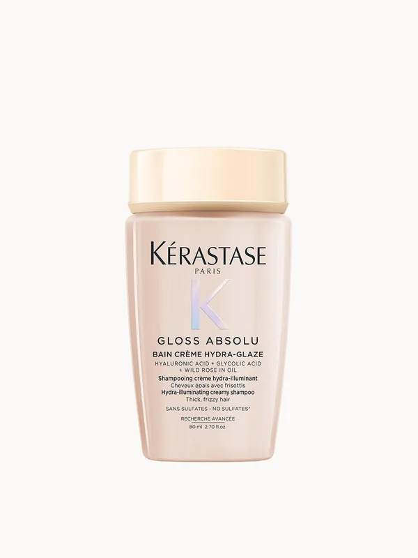 Kérastase Gloss Absolu Bain Crème Hydra-Glaze Shampoo For Thick Frizzy Hair 80ml