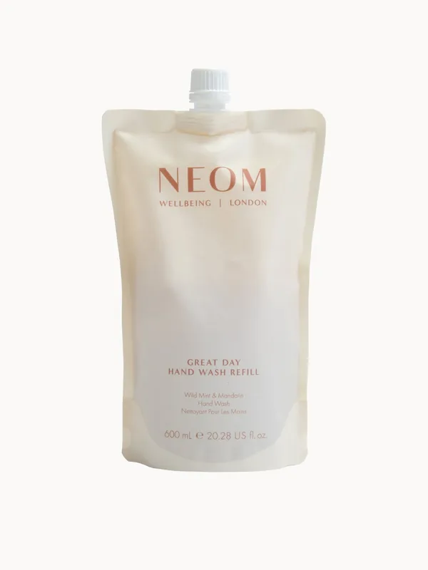 NEOM Great Day Hand Wash 600ml Refill - benefit