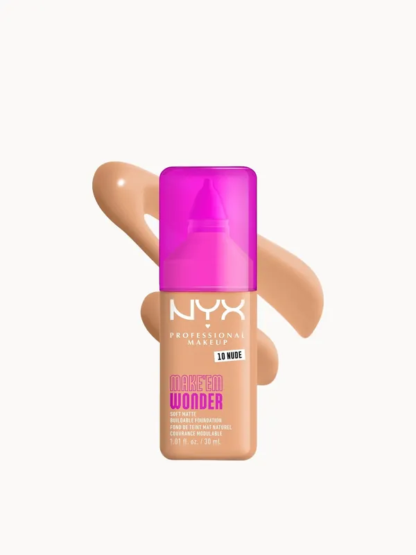 NYX Professional Makeup Make 'EM Wonder, 24H Soft Matte Foundation (Various Shades)