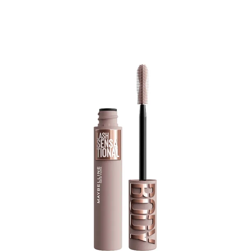 Maybelline Lash Sensational, Body Mascara, Volumizing up to 24H Lift, Smudge-resistant, Flake-resistant, Clump-resistant, Shade: Black