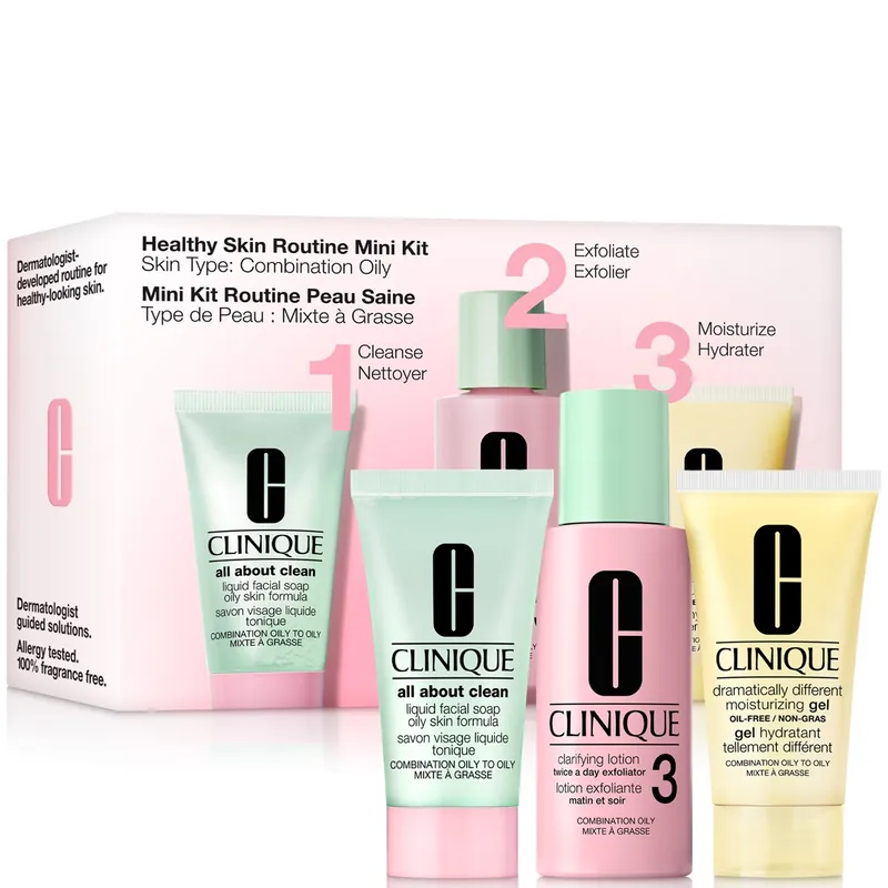 Clinique Healthy Skin Routine Mini Kit Skin Type: Combination Oily (Worth £40)