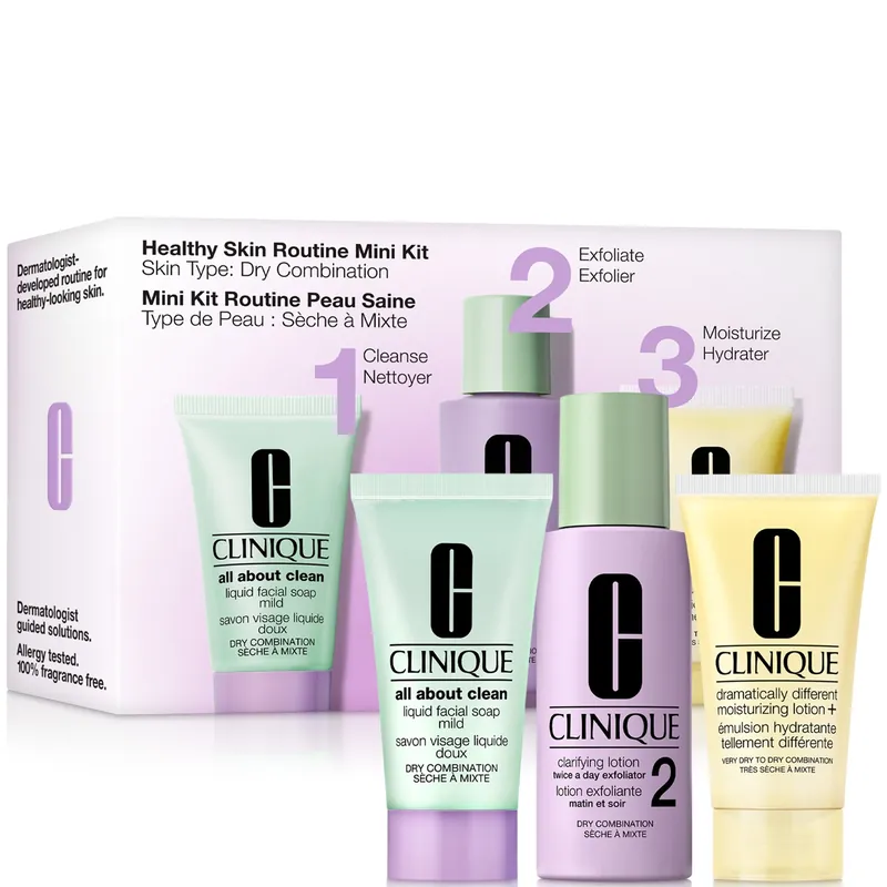 Clinique Healthy Skin Routine Mini Kit Skin Type: Dry Combination (Worth £40)