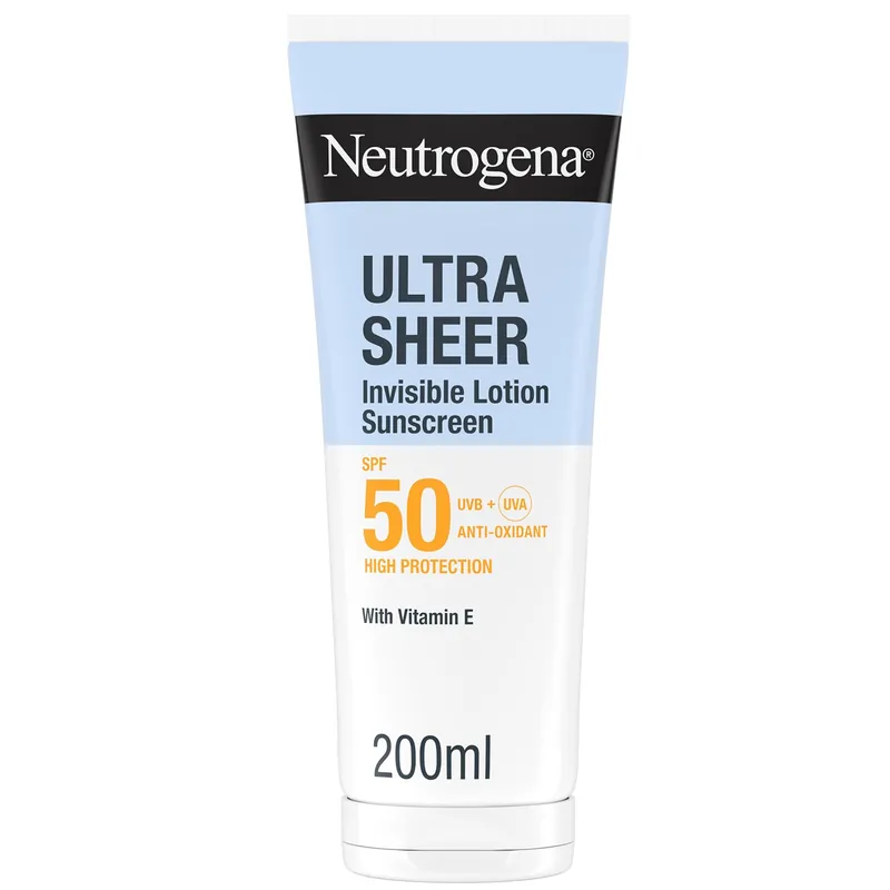 Neutrogena Ultra Sheer Body Invisible Hydrating Lotion Sunscreen SPF50 - La Roche-Posay