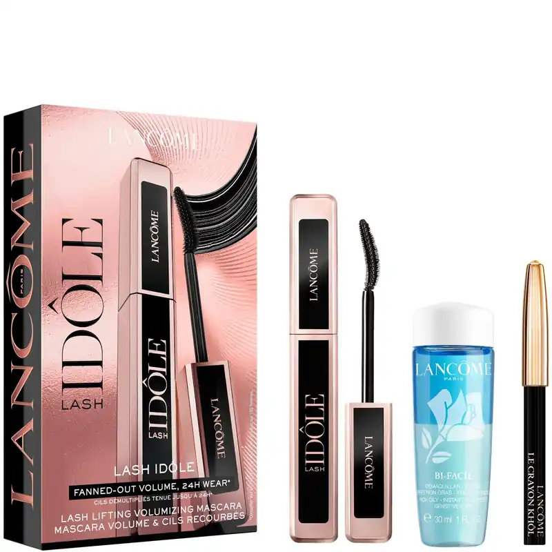 Lancôme Lash Idole Mascara, Khol Liner and Mini Bifacil Set (Worth £46.23)