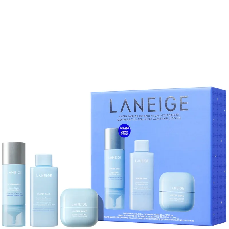 LANEIGE Water Bank Glass Skin Ritual Set (Worth £60.50)