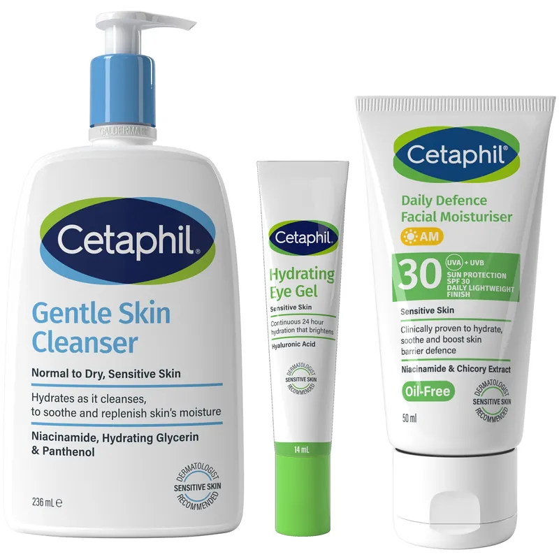 Cetaphil Morning Essentials Set for All Skin Types - CeraVe