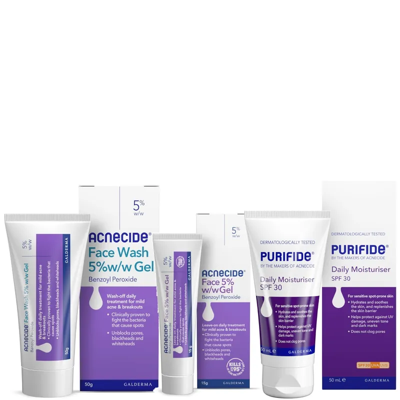 Acnecide Morning Routine for Acne