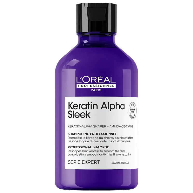 L'Oréal Professionnel Keratin Alpha Sleek Shampoo Anti Frizz & Smoothing 300ml