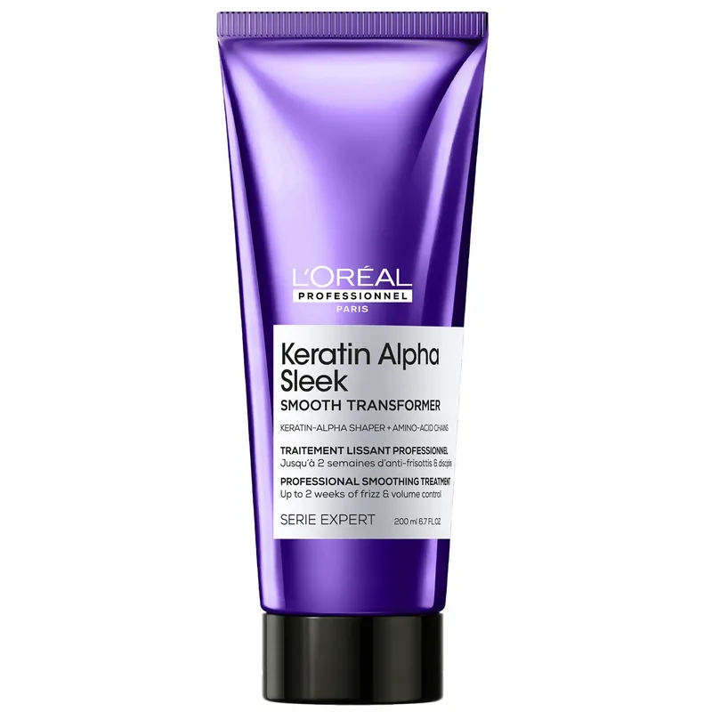 L'Oréal Professionnel Keratin Alpha Sleek Smooth Transformer 1x a week Treatment Anti Frizz & Smoothing 200ml