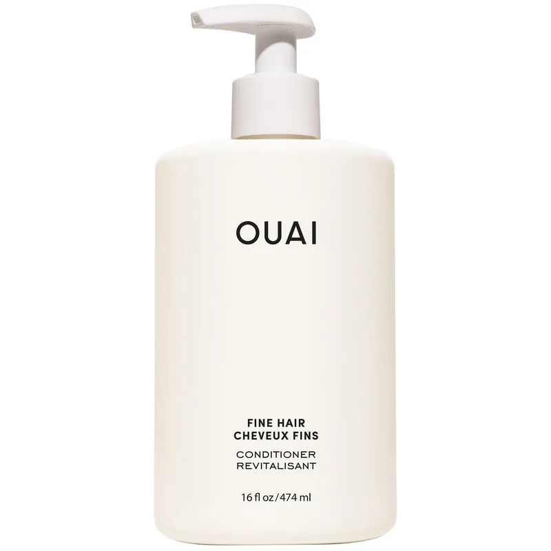 OUAI Fine Conditioner with Pump - Jumbo Size
