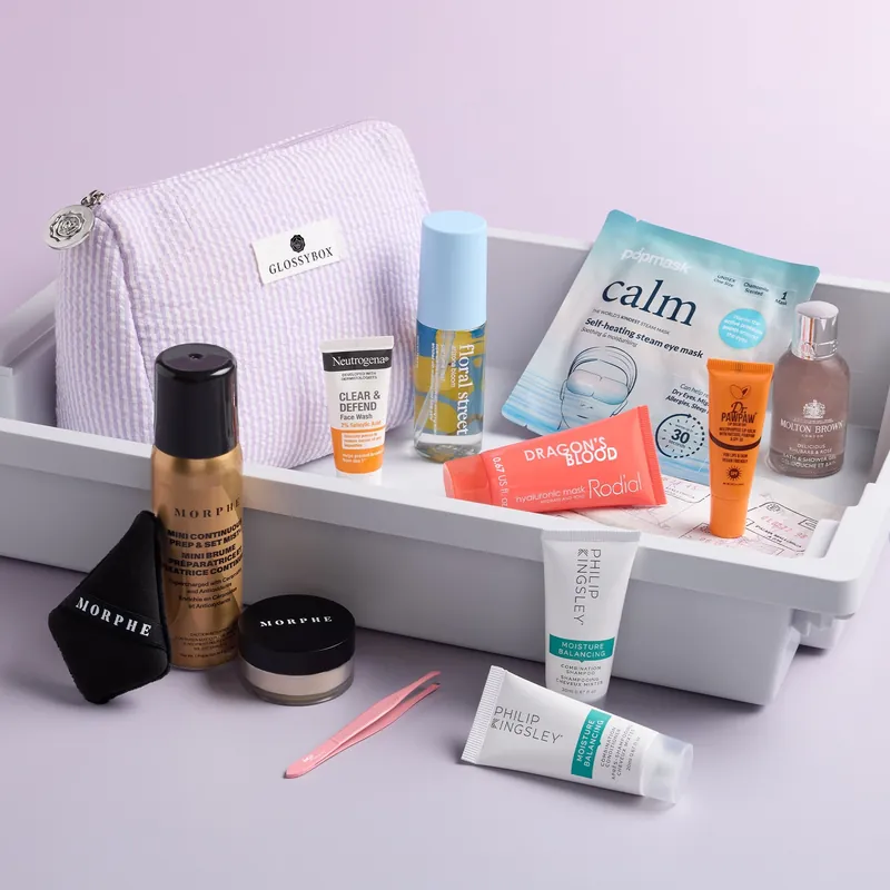 GLOSSYBOX Travel Minis Limited Edition (Worth Over £108) - lookfantastic Beauty Box