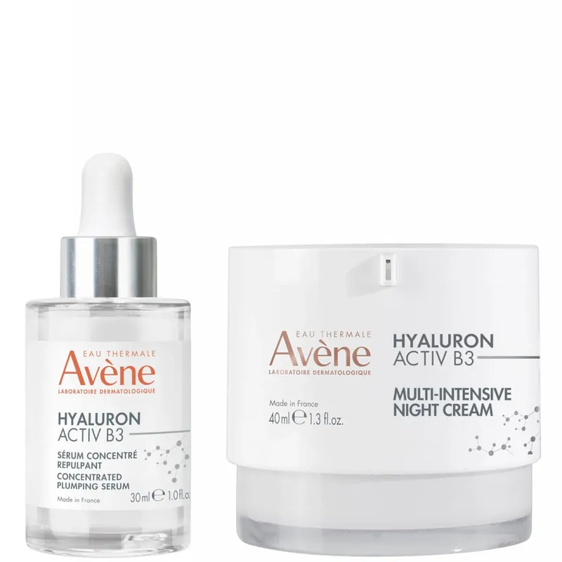 Avène Regenerating Night Routine with Hyaluron Activ B3 - Medik8
