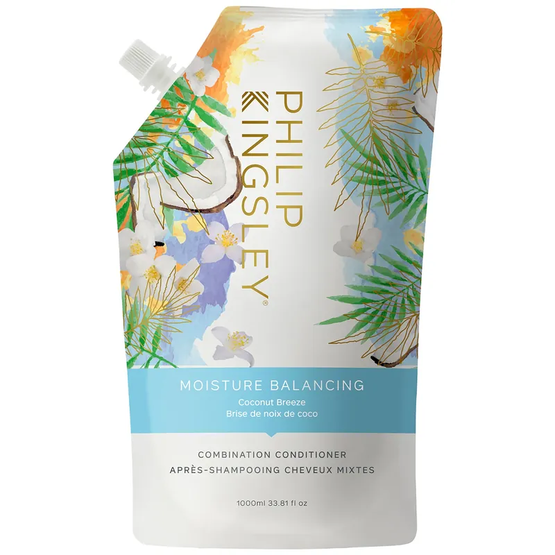 Philip Kingsley Coconut Breeze Moisture Balancing Conditioner 1L Eco Pouch (Worth £75)
