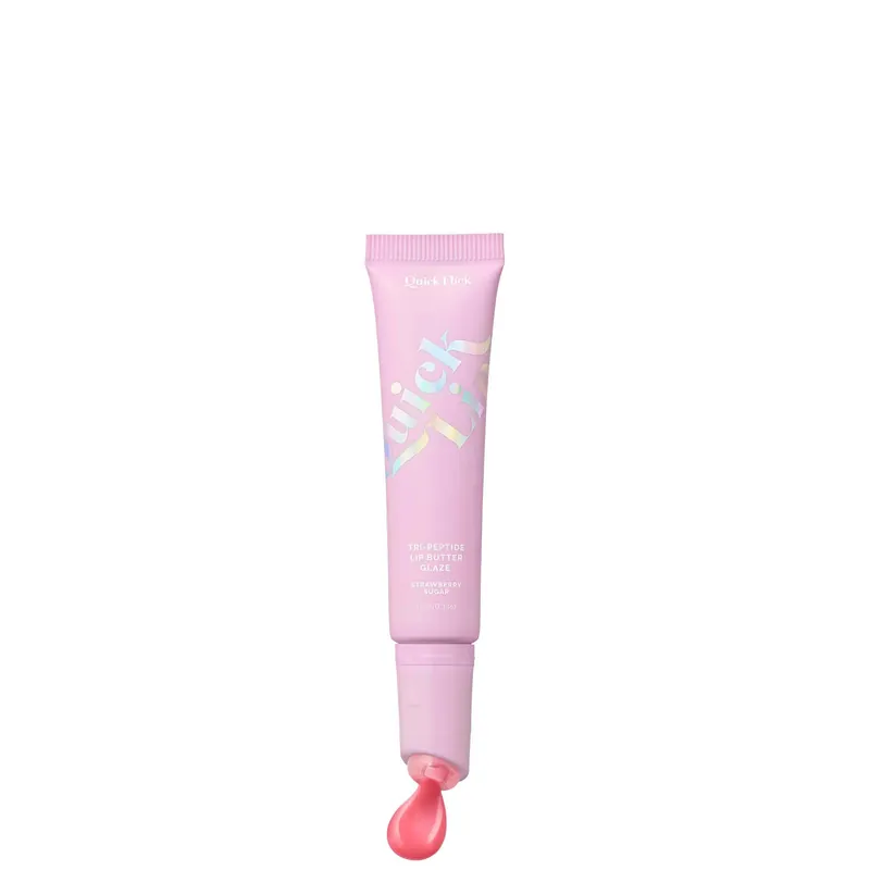 Quick Flick Quick Lip Tri-Peptide Lip Butter Glaze - Strawberry Sugar (Pink) 10ml