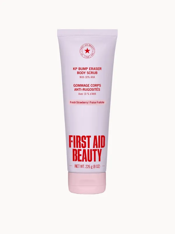 First Aid Beauty KP Bump Eraser Body Scrub Strawberry 8.0 oz - Sol de Janeiro