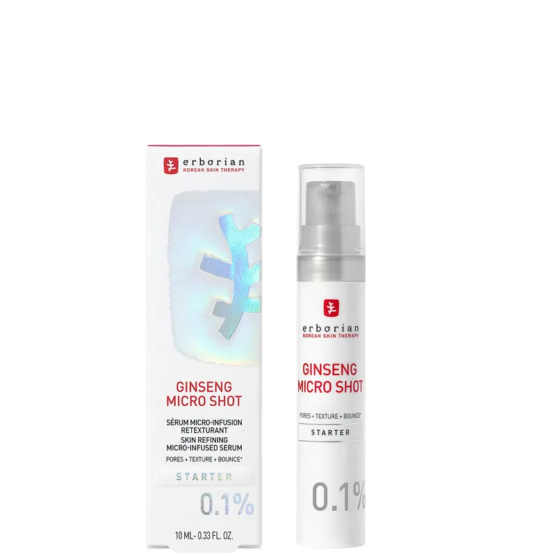 Erborian Ginseng Micro Shot Starter 0.1% Serum 10ml