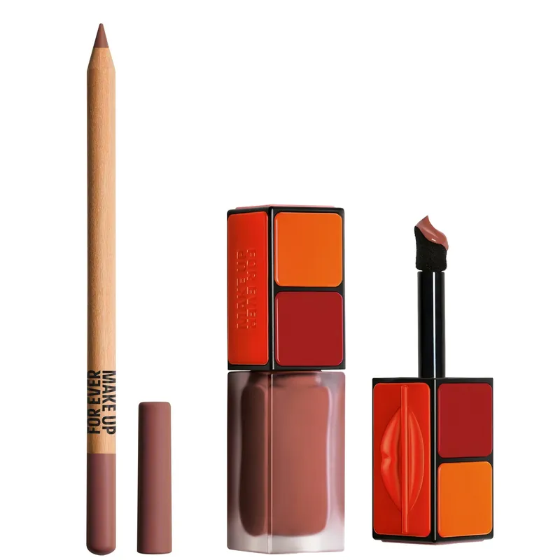 MAKE UP FOR EVER Wherever Walnut Matte Lip Duo