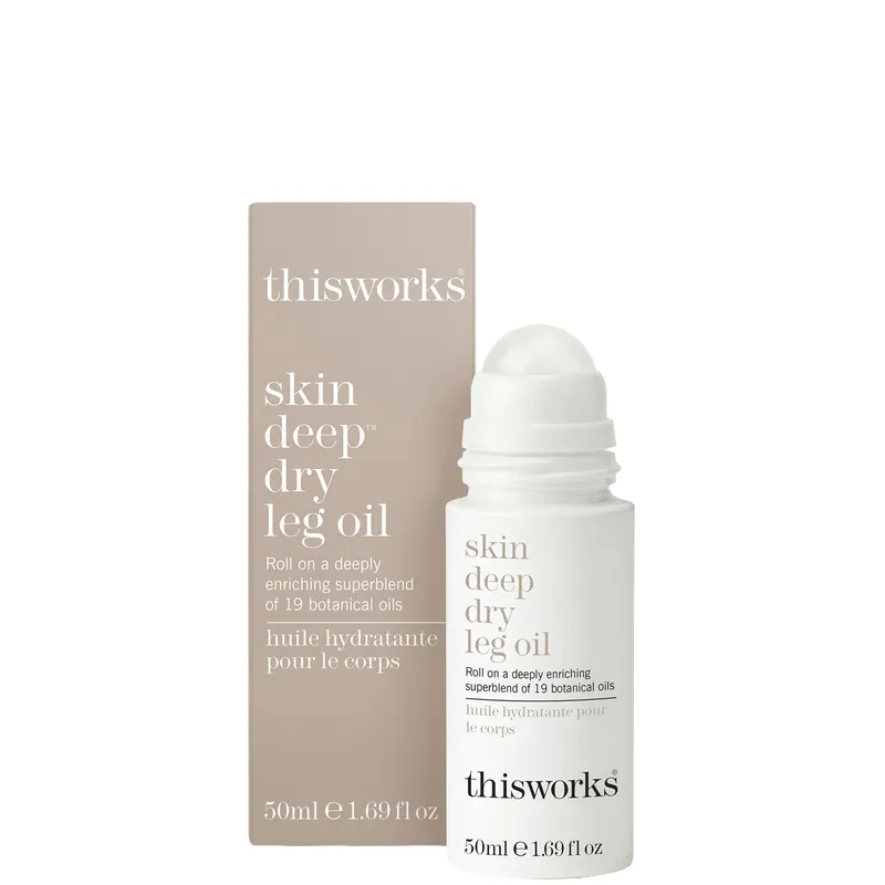 this works Skin Deep Dry Leg Oil 50ml Roller - Color Wow
