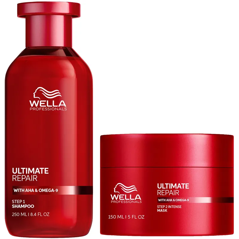 Wella Professionals Ultimate Repair Shampoo and Mask Bundle for Damaged Hair - Wella Professionals Care