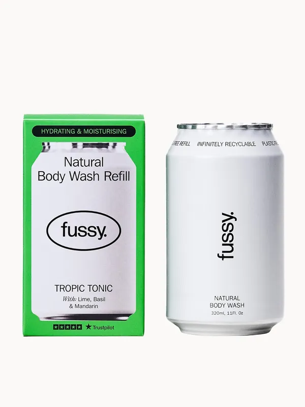 Fussy Natural Body Wash Refill Tropic Tonic 320ml - Armani