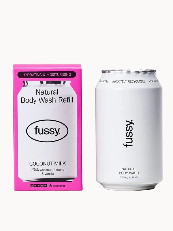 Fussy Natural Body Wash Refill Coconut Milk 320ml - Beauty of Joseon