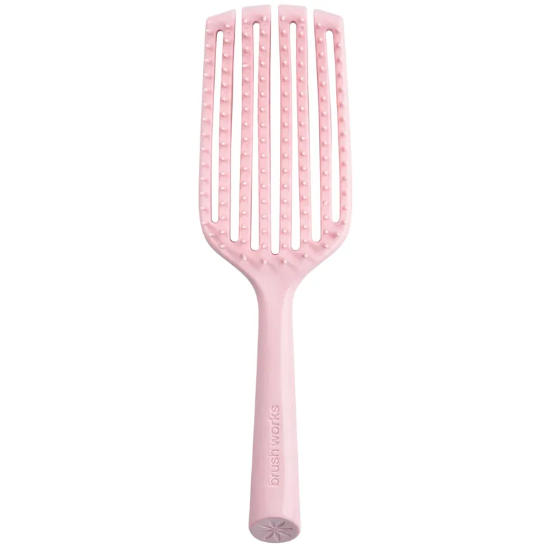 brushworks Curly Hair Detangling Brush - Denman
