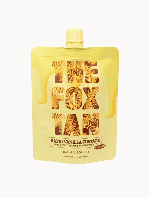 The Fox Tan Rapid Vanilla Custard 150ml - Piz Buin