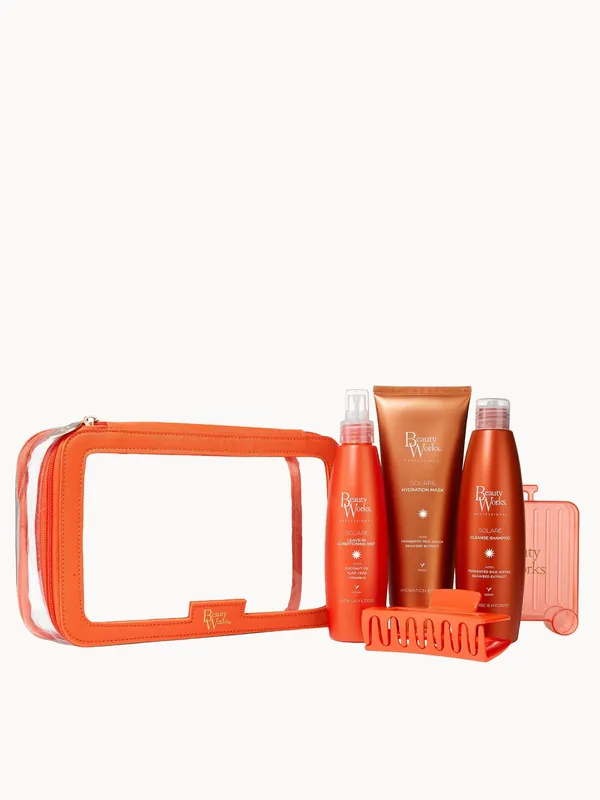 Beauty Works Solare Ultimate Sun Escape with Travel Suitcase Set (Worth £87)