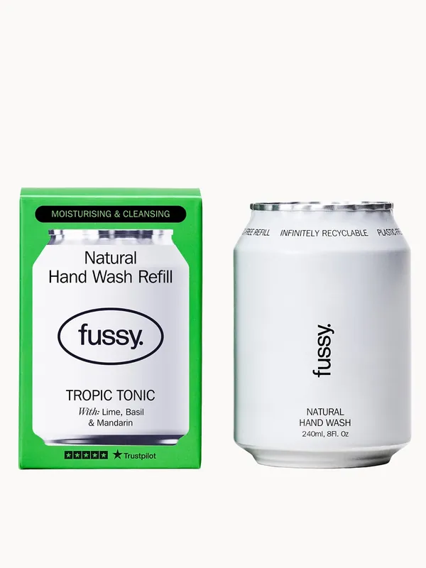 Fussy Natural Hand Wash Refill Tropic Tonic 240ml - Armani