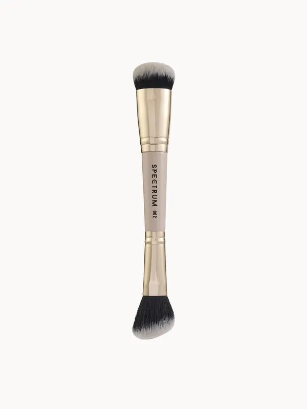 Spectrum Collections Dual Ended D02 'The Cheek' Contour and Blush Brush - Rimmel
