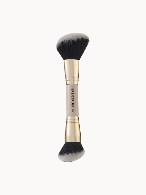 Spectrum Collections Dual Ended D28 'The Complexion' Bronzer and Base Brush - Beauty Works