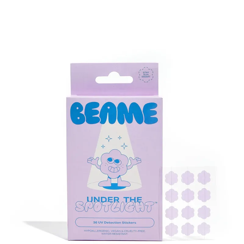 BEAME Under The Spotlight 36 UV Detection Stickers - lookfantastic Beauty Box