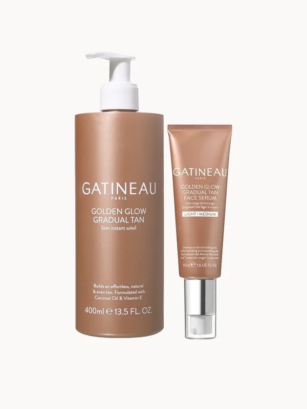 Gatineau Golden Glow Face & Body Duo 450ml - Light/Medium