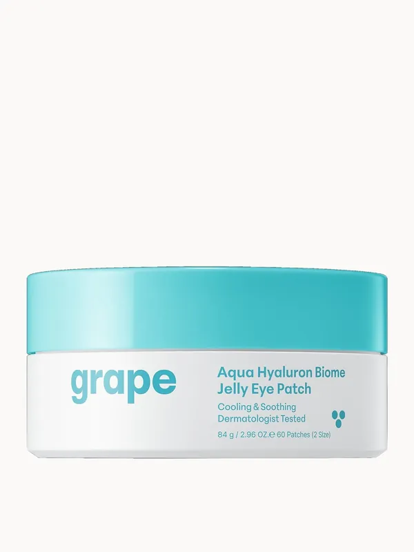 Thank You Farmer Grape Aqua Hyaluron Biome Jelly Eye Patch x 60 Patches 84g - lookfantastic Beauty Box