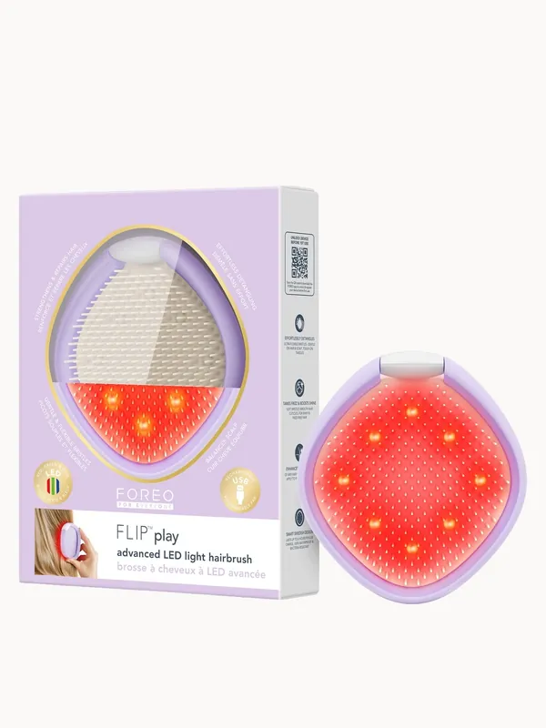 FOREO FLIP Play Advanced LED Light Hairbrush I Lilac You!