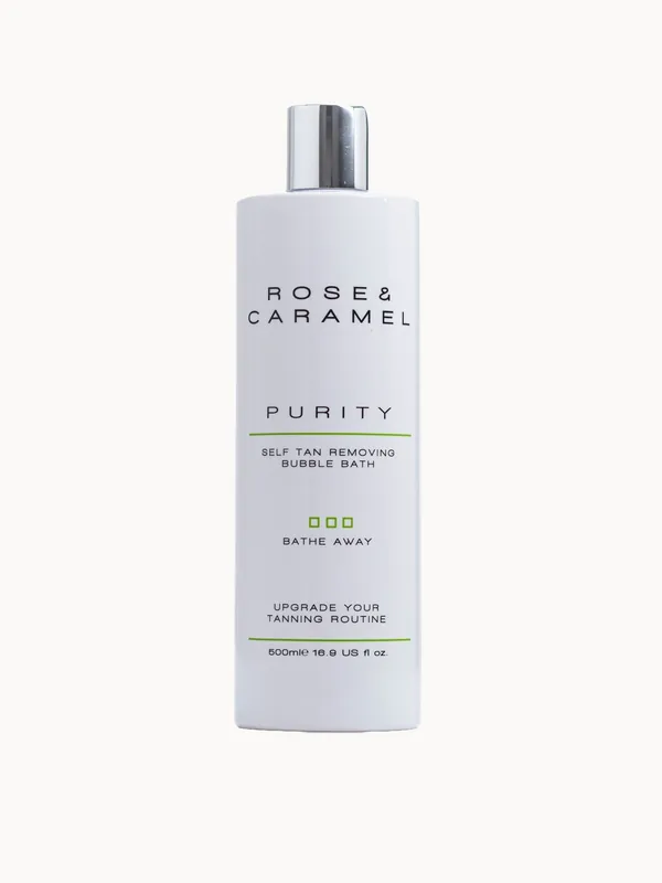 Rose & Caramel Purity Bathe Away Self Tan Removing Bubble Bath 500ml - L'Oréal Paris