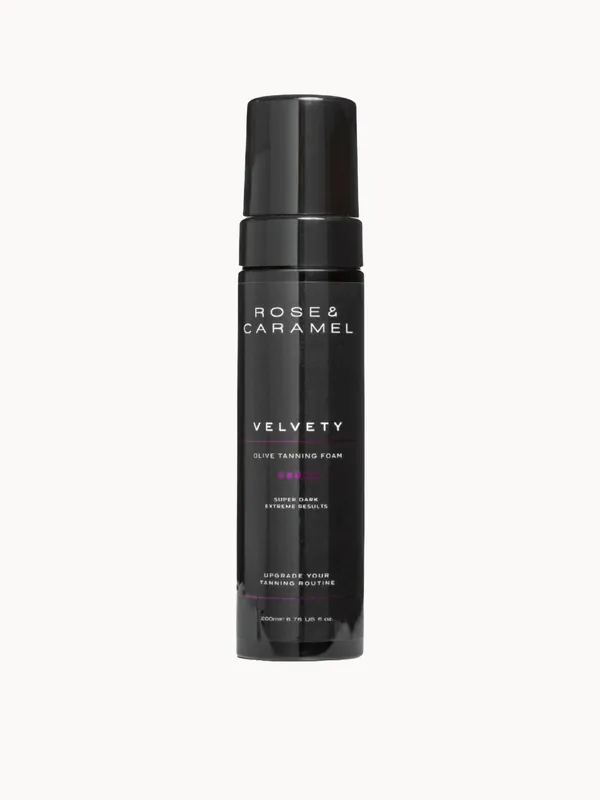 Rose & Caramel Velvety Olive Super Dark Tanning Foam 200ml - lookfantastic Beauty Box