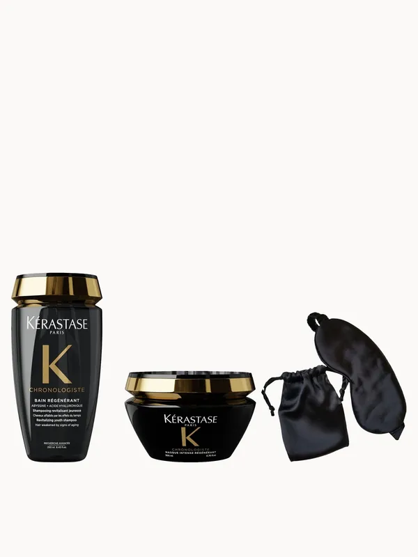 Kerastase Chronologiste Shampoo and Masque with Exclusive Night Eye Mask