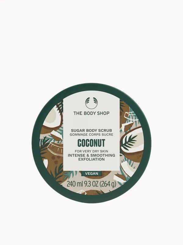 The Body Shop Coconut Body Scrub 240ml - Eylure
